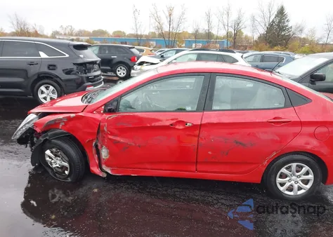 2013 Hyundai Accent Gls/Gs from USA, damaged, VIN KMHCT4AE1DU552672
